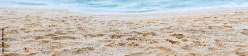 Panoramic view of sand on the beach background
Panoramic view of sand on the beach background