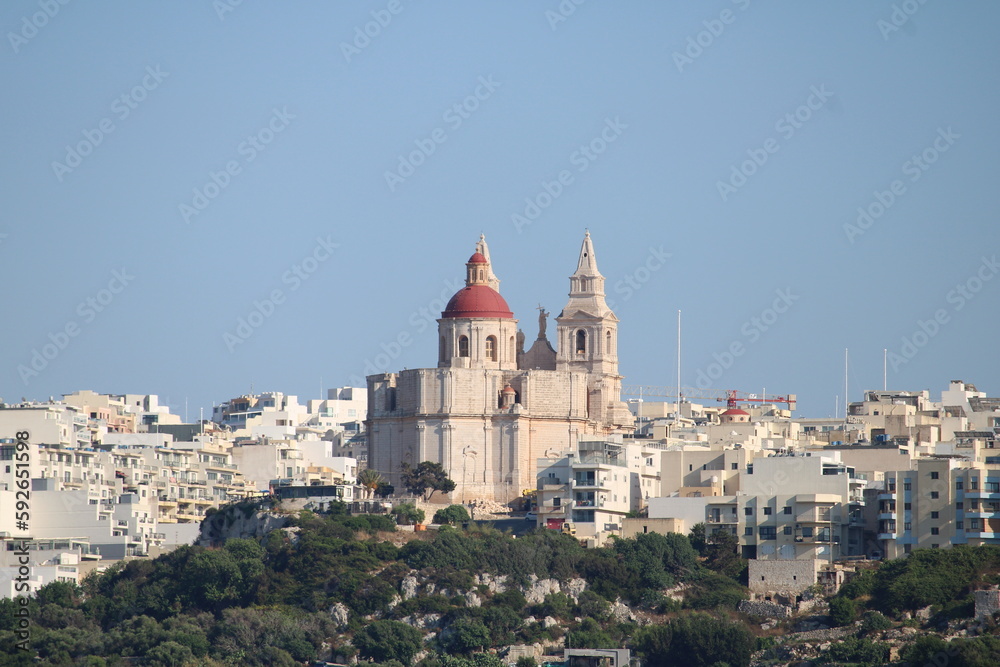 A church in Valetta, Malta