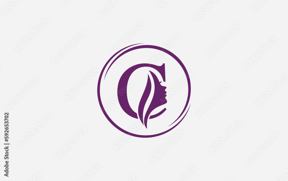 Woman beauty logo and hair spa vector design. Woman beauty salon and spa logo with vector logo letters Woman beauty logo and hair spa vector design. Woman beauty salon and spa logo with vector logo letters