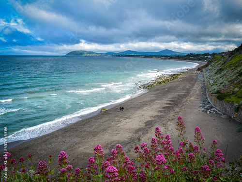 Canvas Print Killiney Beach, Dublin, Ireland
