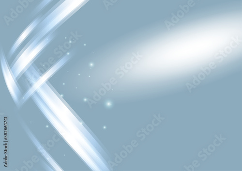 輝くウェーブライン背景