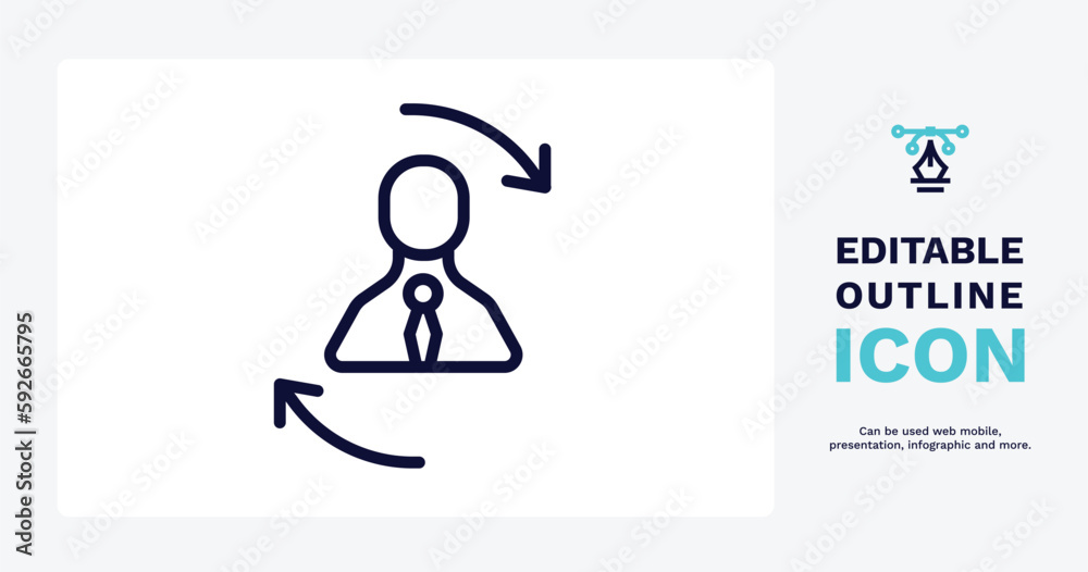 repaying icon. Thin line repaying icon from user interface collection. Outline vector. Editable repaying symbol can be used web and mobile repaying icon. Thin line repaying icon from user interface collection. Outline vector. Editable repaying symbol can be used web and mobile