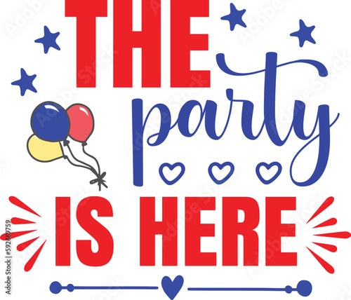 the party is here svg