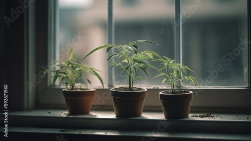 Cannabispflanzen, Hanf, Marihuana