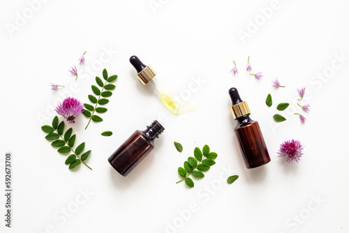 Cosmetic product - medical herbal essential oil dropper bottle