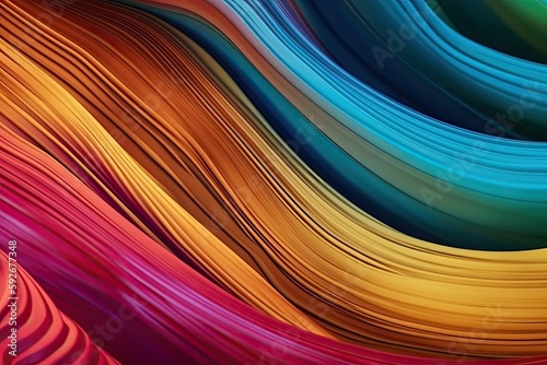 vibrant background. colorful texture. Beatiful luxury and elegant vibrant background. Shiny colorful wall texture, rainbow - Generative AI