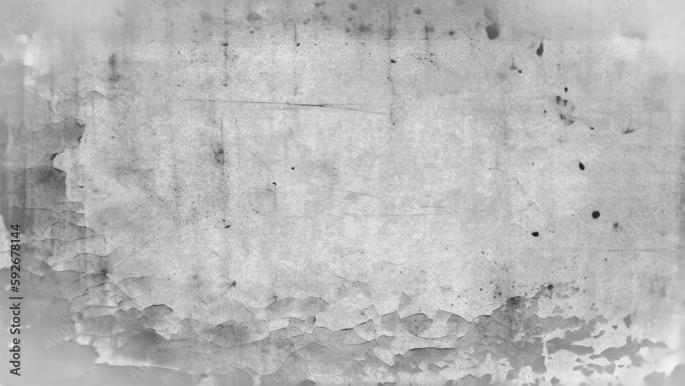 Fototapeta premium Black and white vintage scratched grunge isolated on background, old film effect. Distressed old abstract stock texture overlays. space for text.