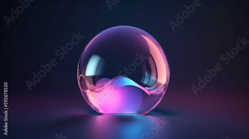 Abstract of a bubble, modern background design