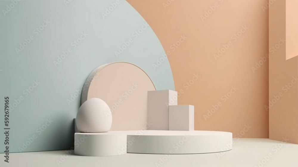 Abstract mock up scene. geometry shape podium background for product Abstract mock up scene. geometry shape podium background for product