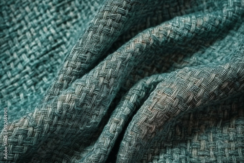 fabric texture background. blue. generative ai