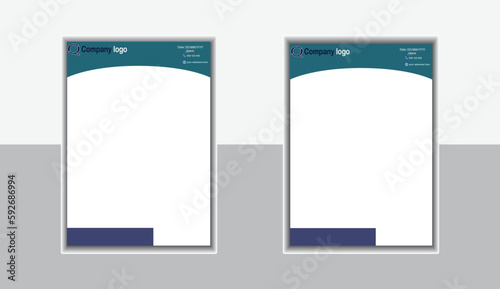 Creative Modern business style letterhead bundle.corporate project design. You of set to print with vector & illustration in abstract. Officia flyer professional informative magazine poster brochure  