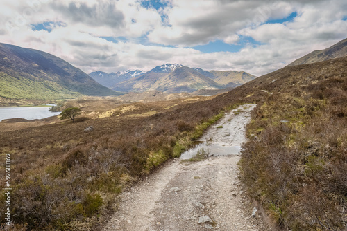 Walking on the Kintail Way at Glen Affric in the Scottish Highlands © RamblingTog