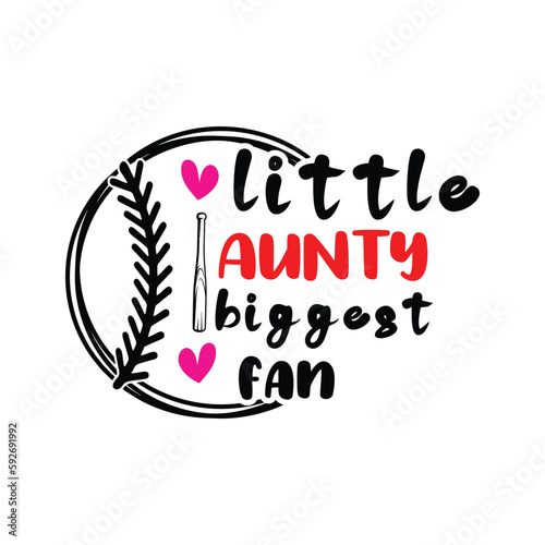 Little Aunty Biggest Fan T-shirt, Aunty Svg, Funny SVG, baseball png, baseball svg bundle, baseball flag svg, softball svg, baseball shirt svg, baseball bat svg, baseball mom svg, baseball dad svg