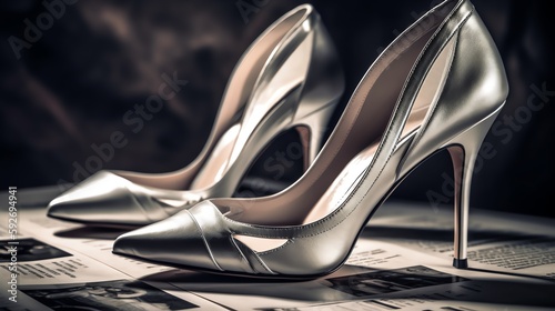 Luxury High heels women`s shoes