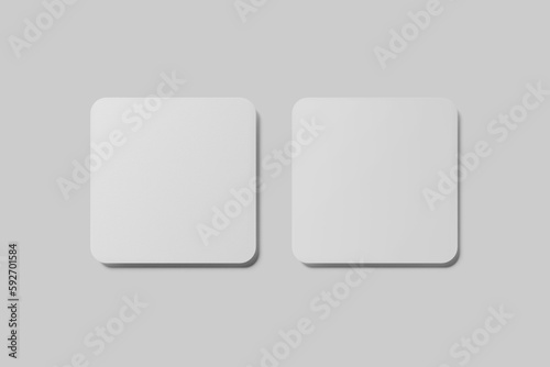 Free Download Square Sticker Mockup - GFXLoad