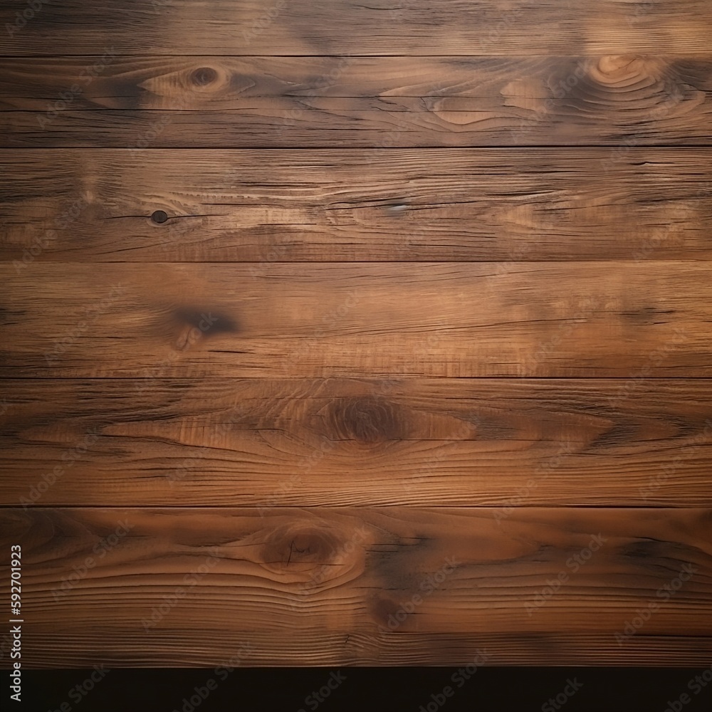 Wooden table with dark colour texture. Created using generative AI. Wooden table with dark colour texture. Created using generative AI.