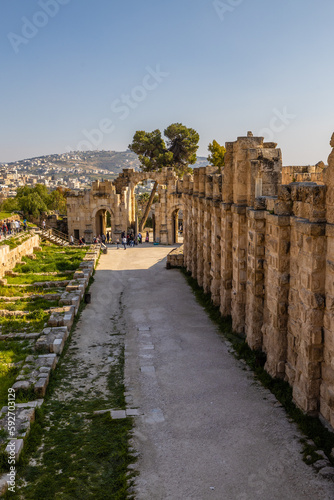 Römische Stadt Jaresh in Jordanien