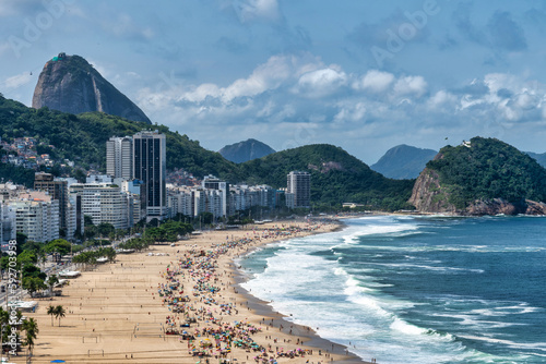 Copacabana Beach in Rio De Janeiro