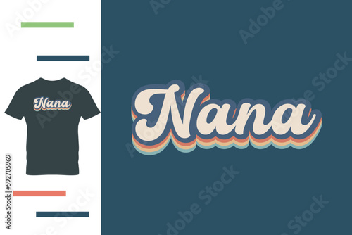 Φωτογραφία Best t shirt design for nana