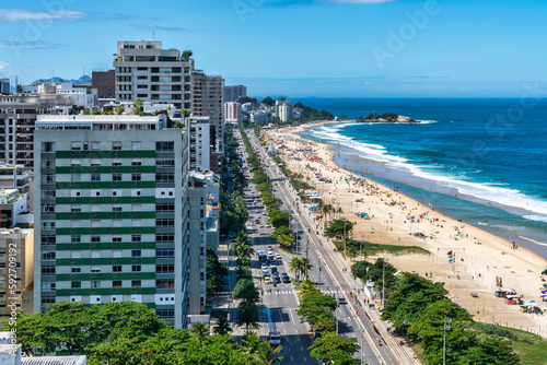 Ipanema Beach in Rio De Janeiro © skostep