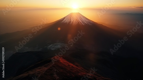 mountain in autumn