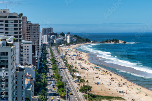 Ipanema Beach in Rio De Janeiro © skostep