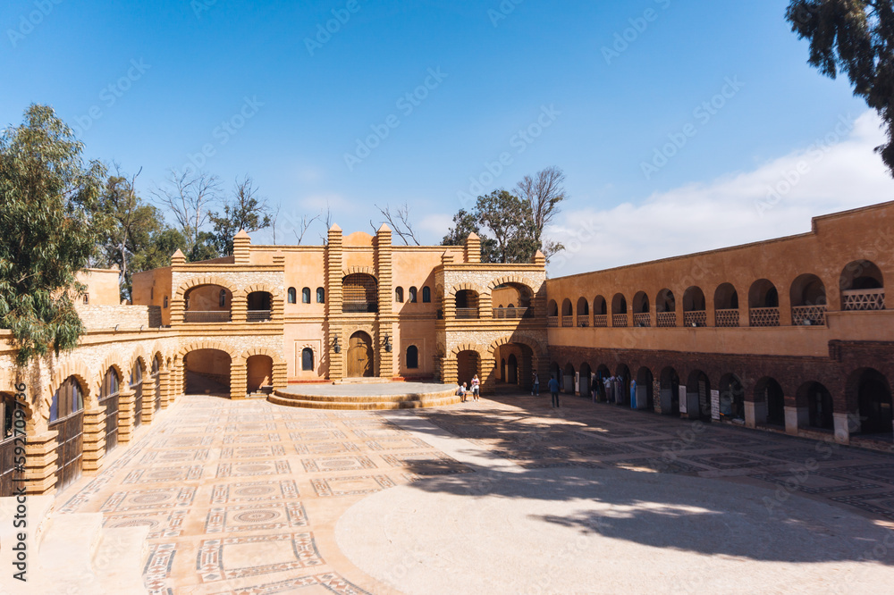 Historical courtyard in the old medina of Agadir