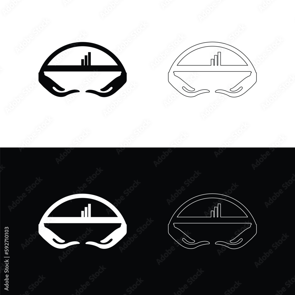 Real estate logo design template with hand design concept vector