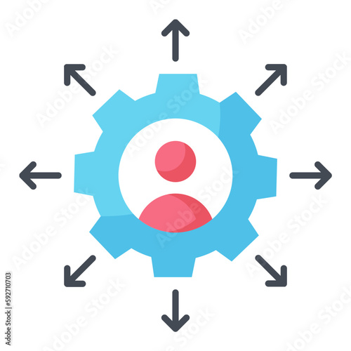 Networking Flat Icon