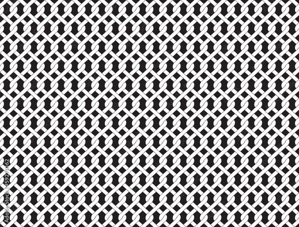 Illustration of chain link fence seamless with black in background Illustration of chain link fence seamless with black in background