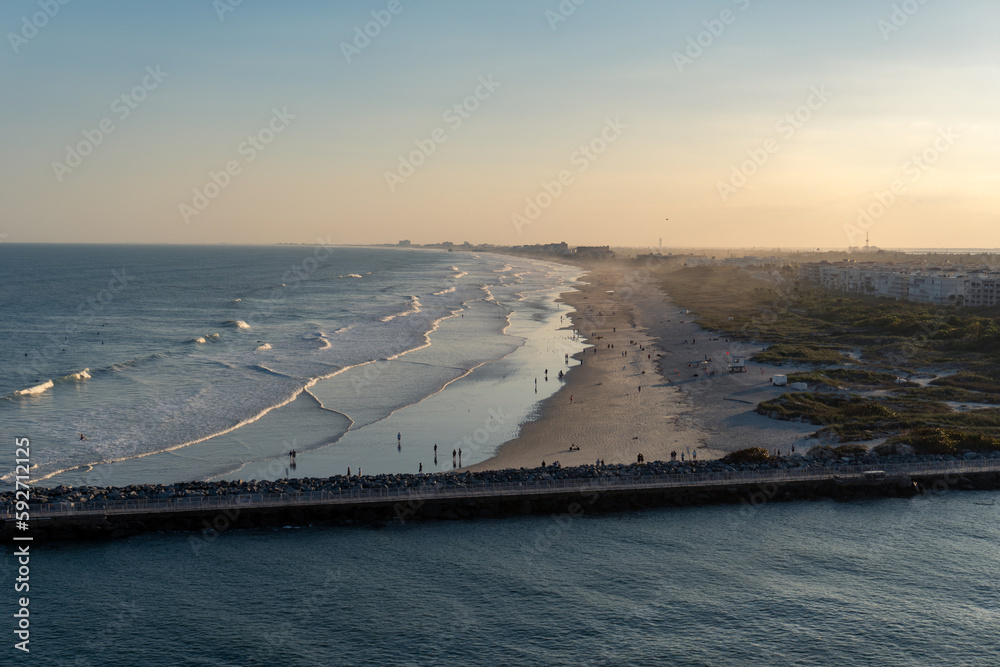 Jetty Park at Port Canaveral. Jetty Park, beautiful 35 acre park with a fishing pier, beach and
