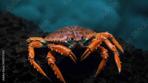 Golden King Crab seafood Delicious meal food photography   photo