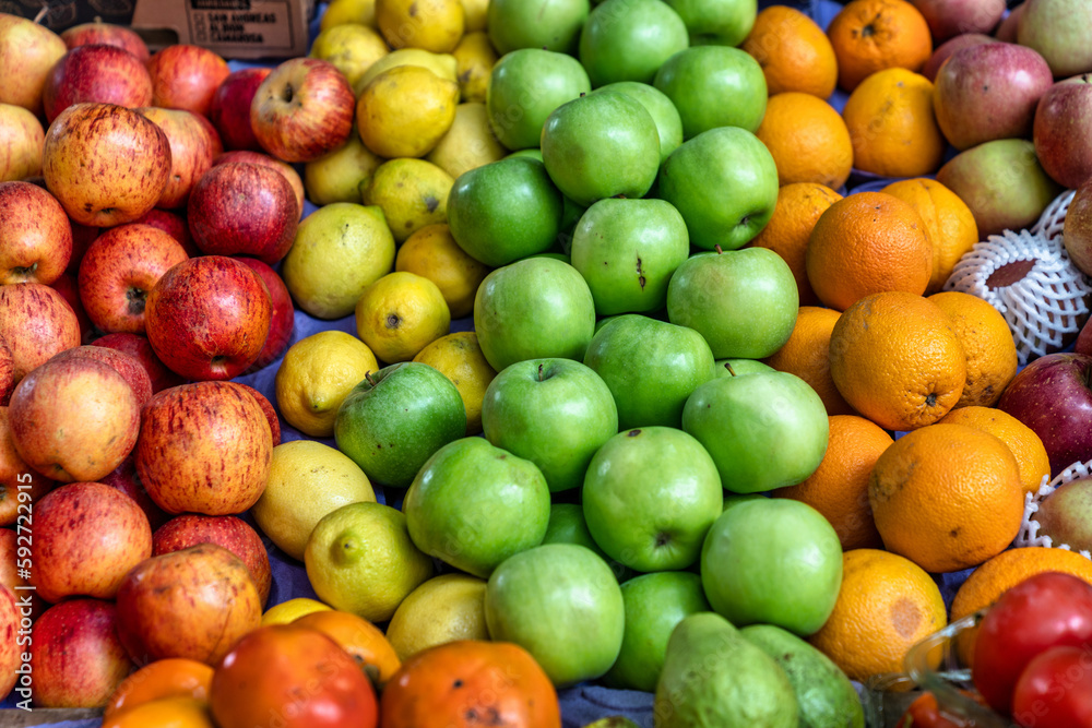 Assorted mix of fruits