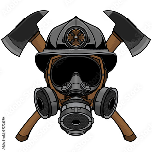 firefighter mask logo