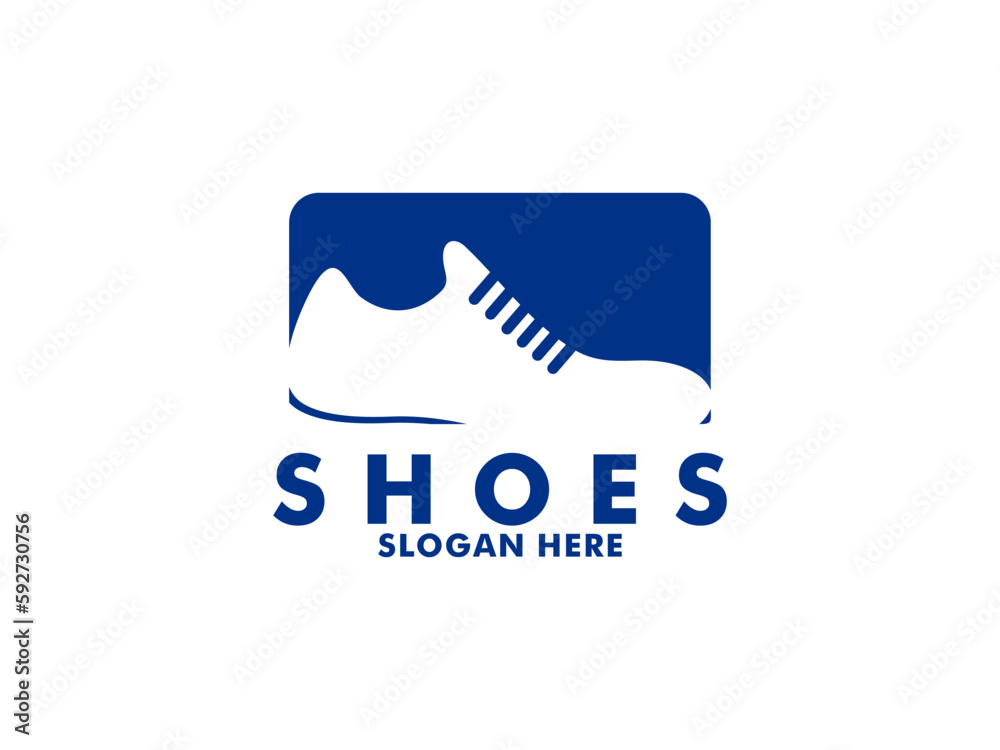 shoes logo icon, shoe sneaker logo vector template isolated on white background shoes logo icon, shoe sneaker logo vector template isolated on white background