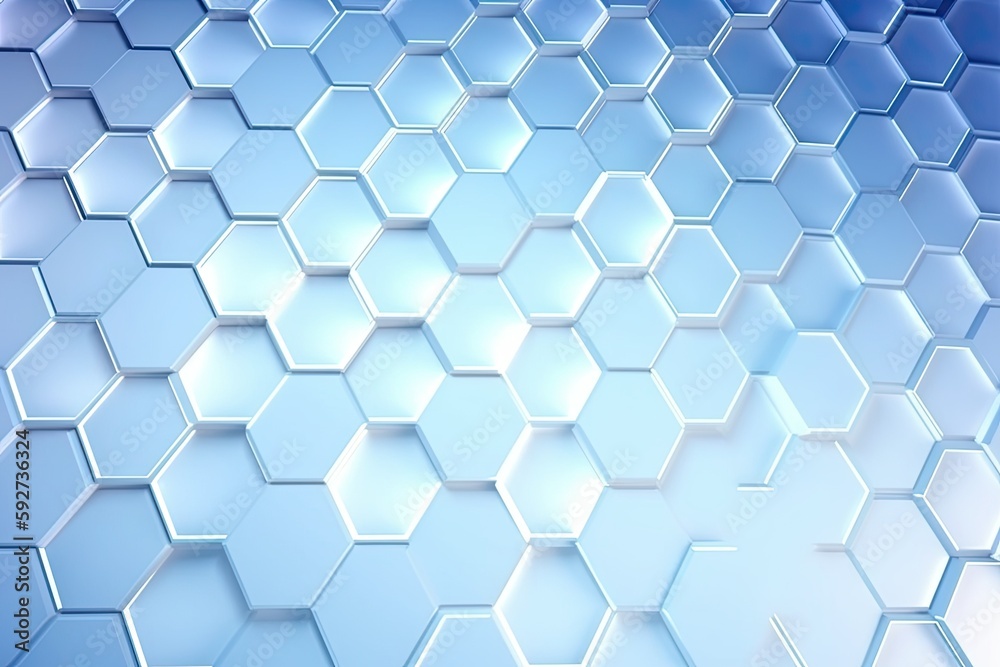 Hexagonal abstract backdrop. Design of poloidal technology. upcoming digital minimalism. Generative AI Hexagonal abstract backdrop. Design of poloidal technology. upcoming digital minimalism. Generative AI