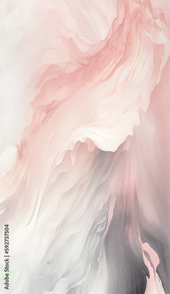 Pastel pink and grey watercolor texture for design projects. Generative AI