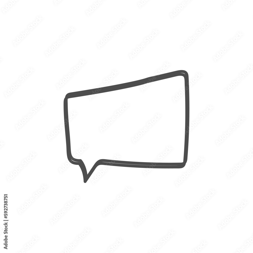 speech bubble on white background speech bubble on white background
