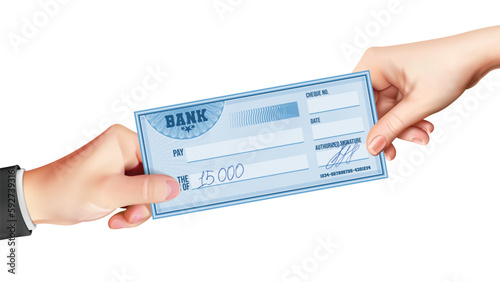 Bank Check Composition