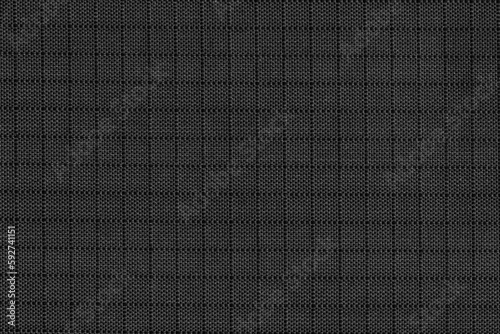 texture texture of black rip stop fabric.