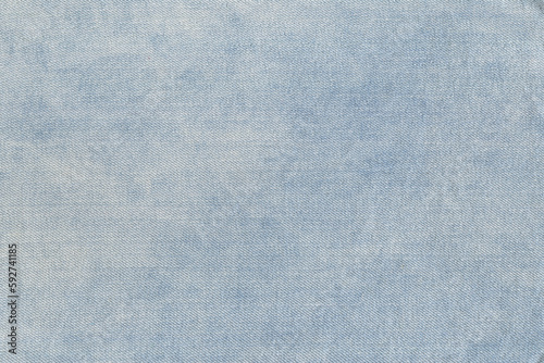 Tablou canvas texture of blue denim fabric. textured background closeup