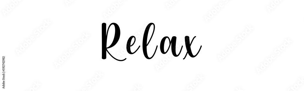 letter relax script calligraphy banner black color letter relax script calligraphy banner black color