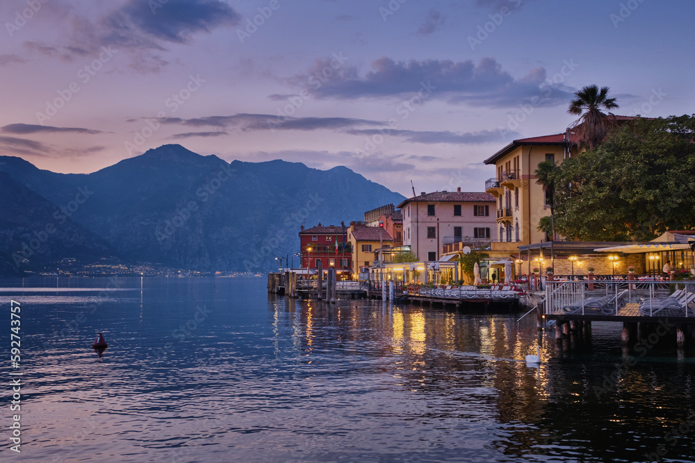 Malcesine by Night - Garda Lake - Italy