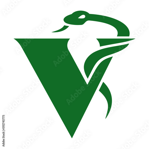 Veterinary vector symbol logo clinic eskulap 