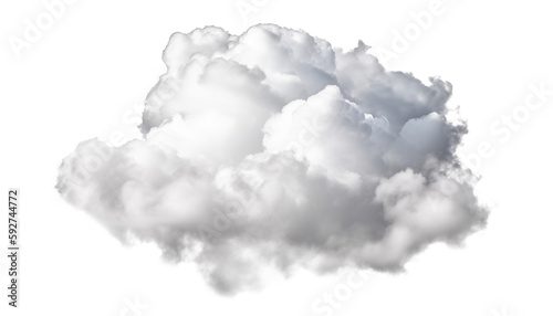 Fototapeta Naklejka Na Ścianę i Meble -  A small white cumulus cloud