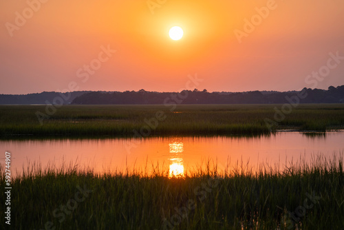 South Carolina Marsh Sunset