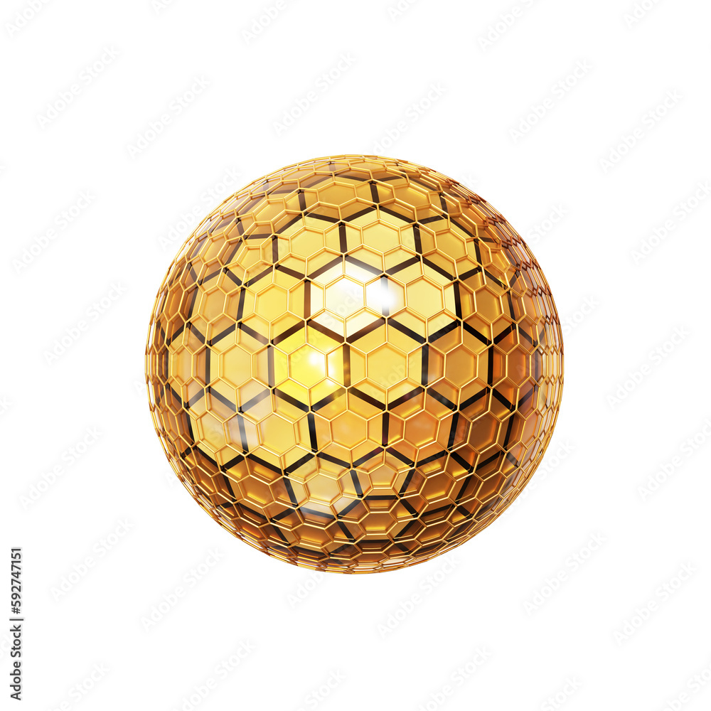 3d gold shape sphere with grid. Metal simple figure for your design on isolated background. 3d rendering illustration.. 3d gold shape sphere with grid. Metal simple figure for your design on isolated background. 3d rendering illustration..