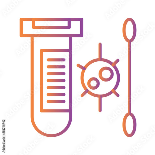 Swab Test Icon Design