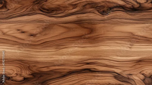 Panel kuchenny z motywem detailed core walnut wood with veins  texture for furniture textures with details tile format repetitive pattern - generative ai
