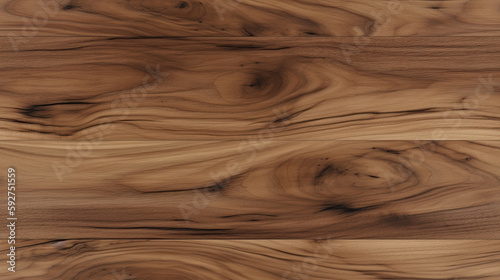detailed walnut wood texture for furniture textures with details tile format repetitive pattern - generative ai